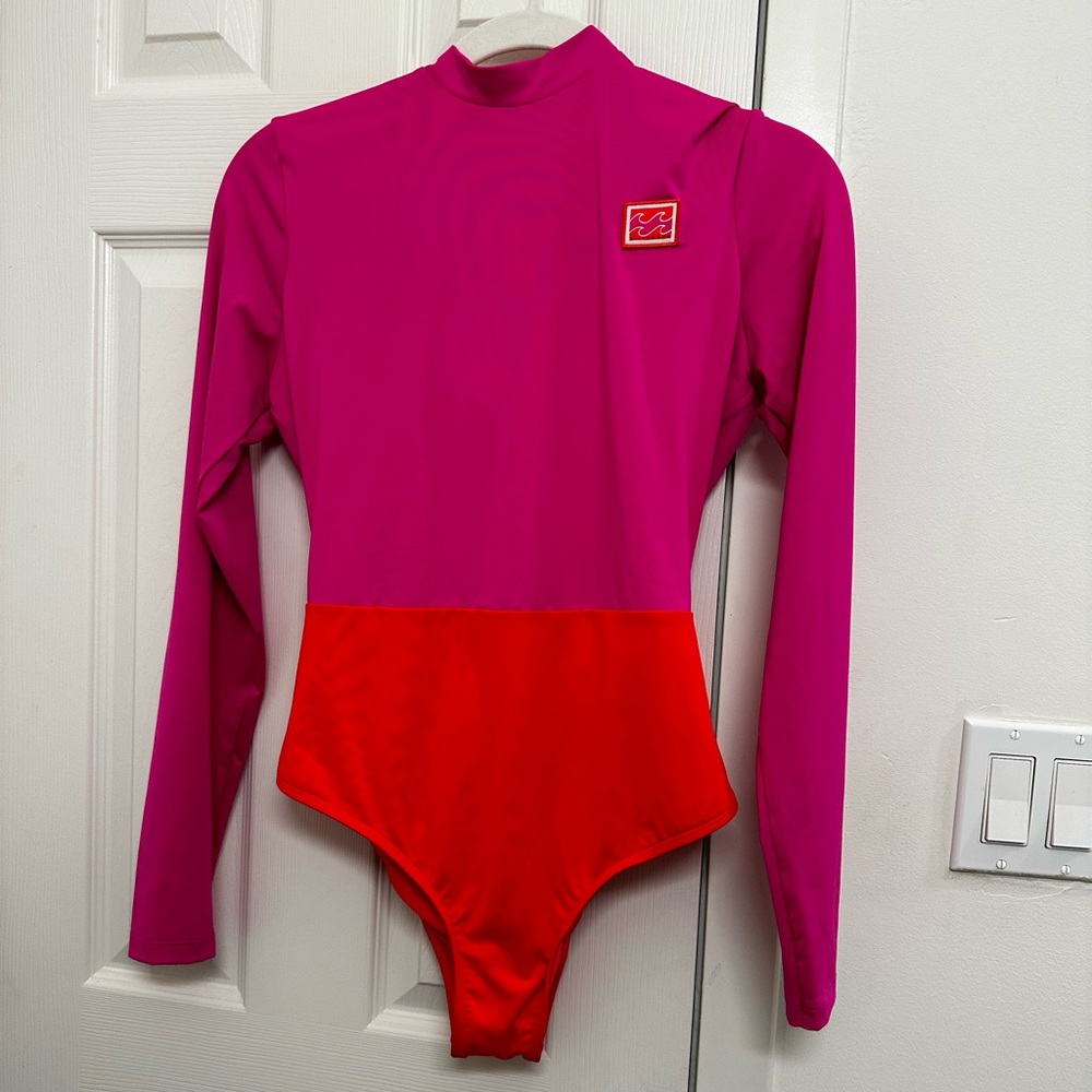 Billabong one piece swimsuit long sleeve